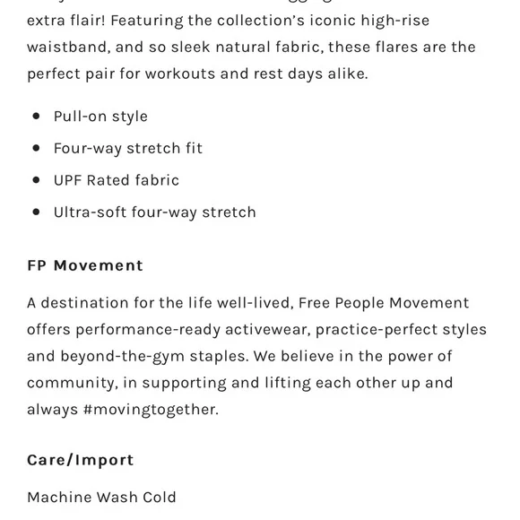 Free People Good Karma Flare Leggings - Picture 11 of 11